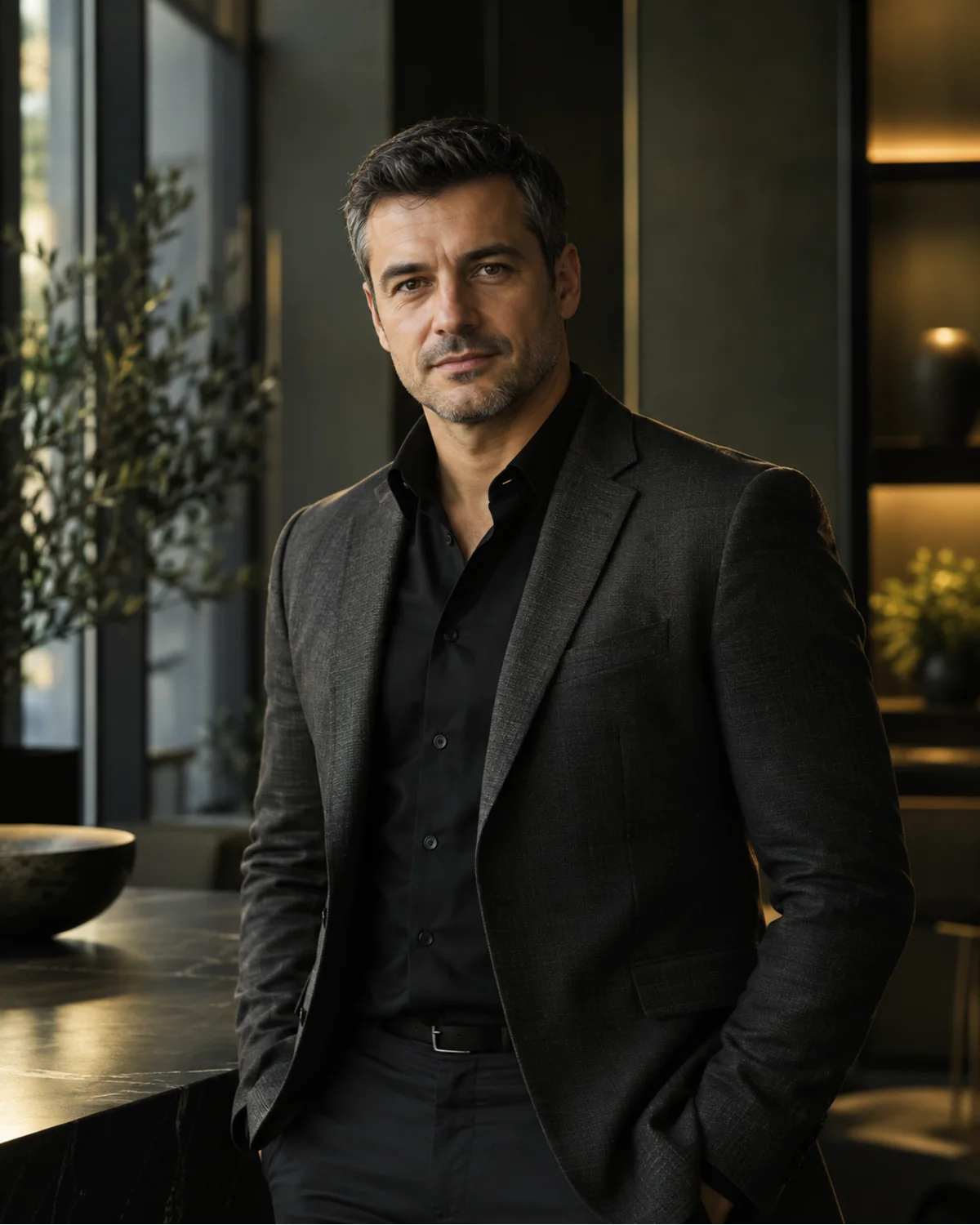 Fictional editorial portrait of Daniel Petrov