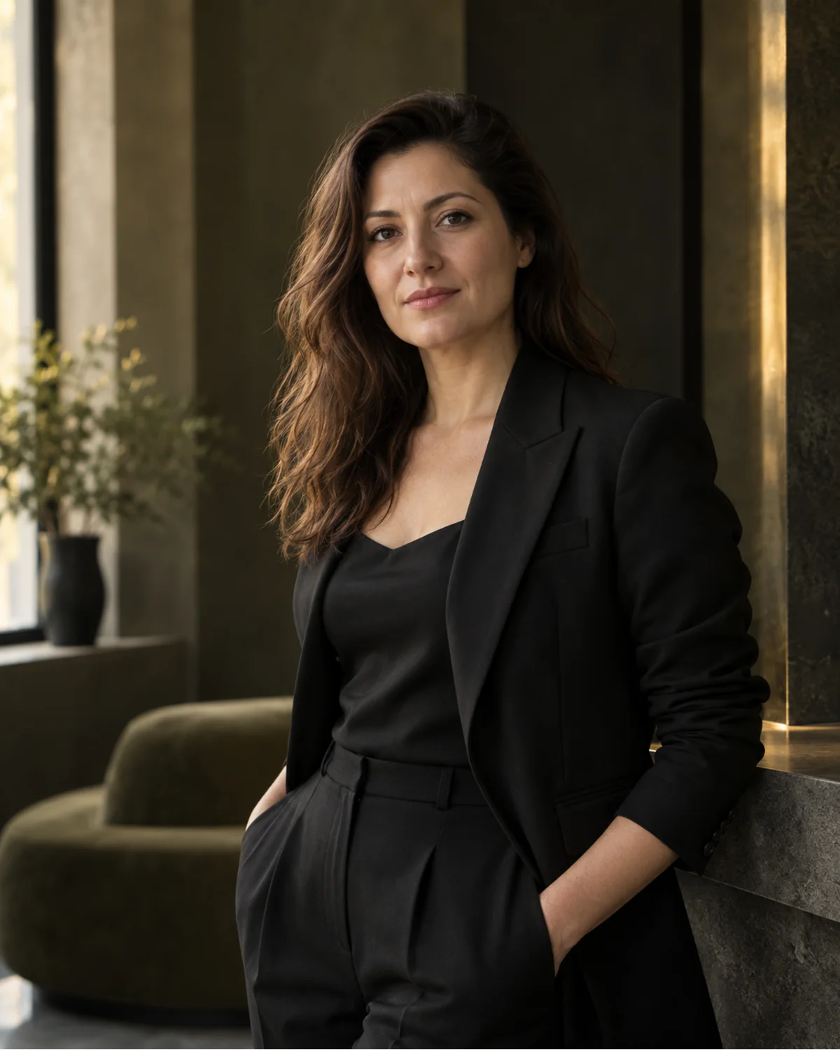 Fictional editorial portrait of Elena Markova